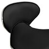 vidaXL Chaise de bureau Noir Similicuir