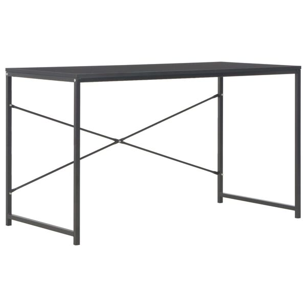 vidaXL Bureau d'ordinateur Noir 120 x 60 x 70 cm