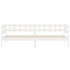 vidaXL Lit de jour sans matelas blanc 90x190 cm bois de pin massif