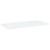 vidaXL Panneaux de biblioth&egrave;que 4 pcs Blanc 60x30x1,5 cm Agglom&eacute;r&eacute;