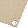 vidaXL &Eacute;cran de balcon beige 75x800 cm 100% polyester oxford