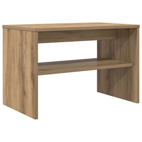 vidaXL Meuble TV Ch&ecirc;ne artisanal 60 x 35 x 40 cm Bois d'ing&eacute;nierie