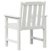 vidaXL Chaise de jardin. 4 pcs Blanc 65.5 x 55.5 x 88cm Plastique