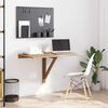 vidaXL Table murale rabattable en chêne 100x60 cm