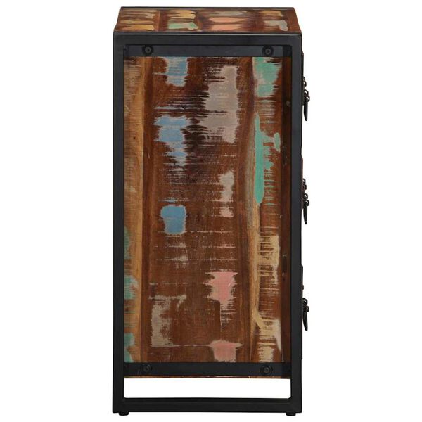 vidaXL Buffet 50x35x70 cm bois massif de récupération