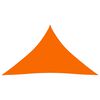 vidaXL Voile de parasol tissu oxford triangulaire 3x3x4,24 m orange