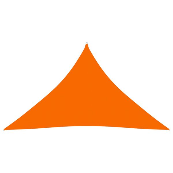 vidaXL Voile de parasol tissu oxford triangulaire 3x3x4,24 m orange