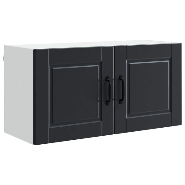 vidaXL Armoire de cuisine Noir 80 x 31 x 40 cm Bois d'ing&eacute;nierie