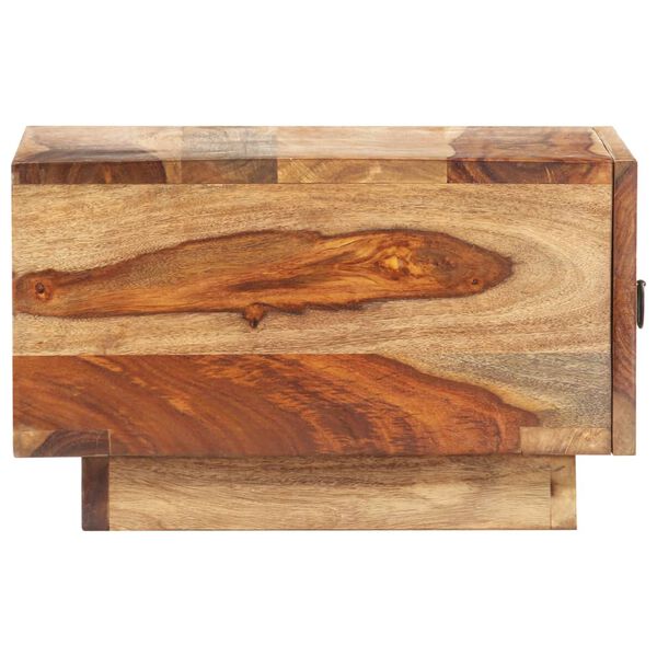 vidaXL Table de chevet 40 x 40 x 25 cm Bois massif