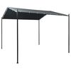 vidaXL Auvent tente belv&eacute;d&egrave;re 3x3 m Acier Anthracite