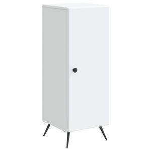vidaXL Buffet Blanc 33 x 34,5 x 90 cm Bois d'ing&eacute;nierie