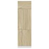 vidaXL Armoire réfrigérée "Lyon" Chêne Sonoma 60 x 57 x 207 cm Bois d'ingénierie