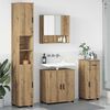 vidaXL Ensemble de mobilier de salle de bain 4 pcs Ch&ecirc;ne artisanal