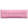vidaXL Coussin de Dos Rose 160 x 19 x 50 cm tissu