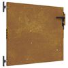 vidaXL Portail de jardin 85x100 cm acier corten conception de l'arbre