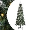 vidaXL Sapin de No&euml;l artificiel Vert 210 cm PVC, plastique et acier