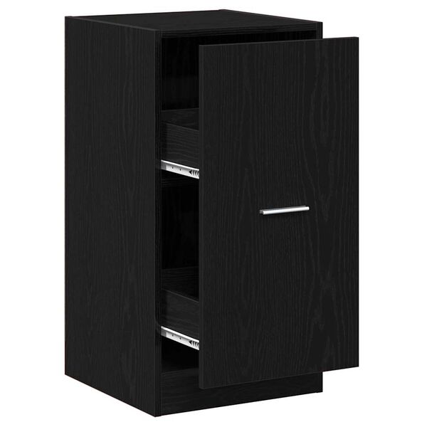 vidaXL Cabinet de Pharmacie Ch&ecirc;ne noir 40 x 41 x 77.5 cm