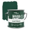 vidaXL Peinture pour bois Vert 16,5 x 16,5 x 15,9 cm Impression murale