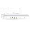 vidaXL Cadre de lit sans matelas blanc 180x200 cm bois massif de pin