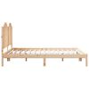 vidaXL Cadre de lit extra long sans matelas 160x220 cm bois massif