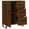 vidaXL Buffet ch&ecirc;ne marron 69,5x34x90 cm bois d'ing&eacute;nierie