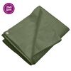 vidaXL B&acirc;che 260 g/m&sup2; 4x4 m Vert PEHD