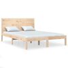 vidaXL Cadre de lit sans matelas 140x190 cm bois de pin massif