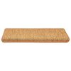 vidaXL Tapis d'escalier autocollants 30 pcs 65x21x4 cm sisal
