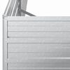 vidaXL Lit surélevé de jardin 160x40x45 cm Acier galvanisé Argenté