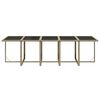 vidaXL Ensemble &agrave; manger de jardin coussins 11pcs R&eacute;sine tress&eacute;e Beige