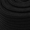 vidaXL Corde de travail Noir 16 mm 50 m Polyester
