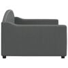 vidaXL Lit de repos sans matelas gris fonc&eacute; 90x190 cm tissu