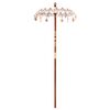 vidaXL Parasol balinais Cr&egrave;me 125 x 125 x 260 cm