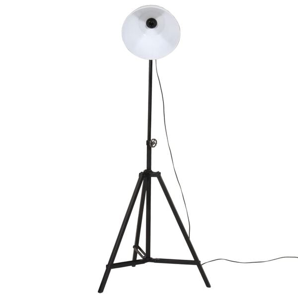 vidaXL Lampadaire 25 W blanc 61x61x90/150 cm E27