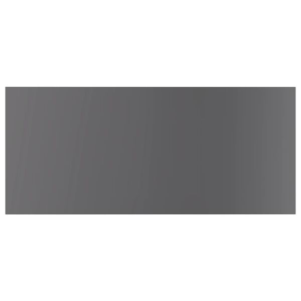 vidaXL Panneaux biblioth&egrave;que 4pcs Gris brillant 100x50x1,5cm Agglom&eacute;r&eacute;