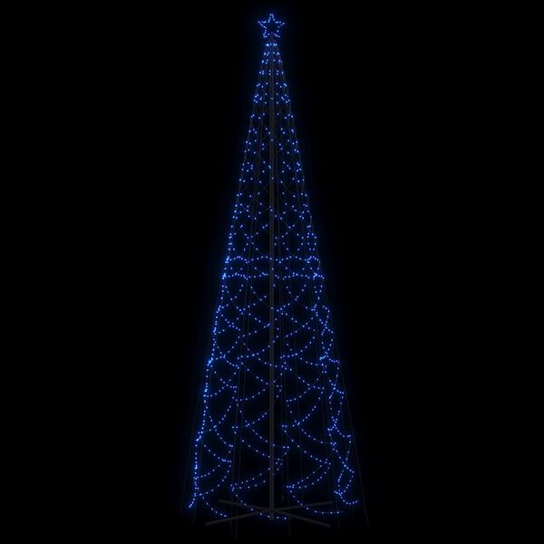 vidaXL Arbre de No&euml;l c&ocirc;ne 1400 LED Bleues 160x500 cm