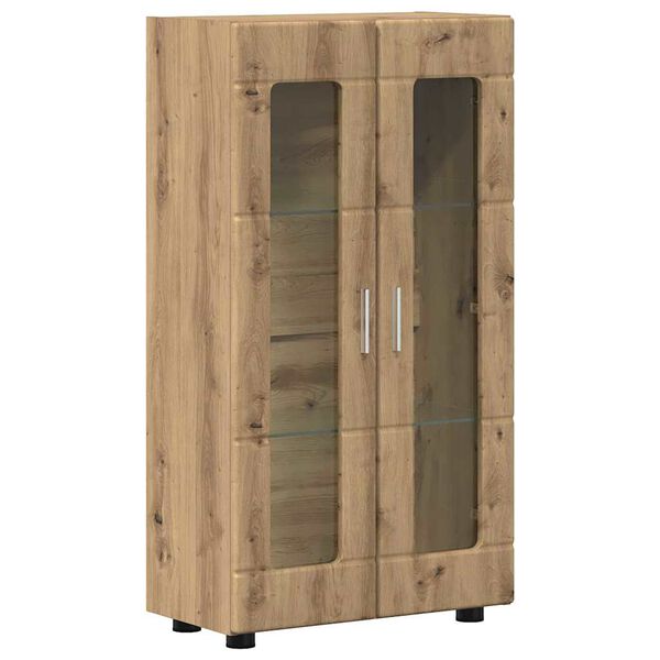 vidaXL Buffet Ch&ecirc;ne artisanal 55,5 x 29 x 103 cm Bois d'ing&eacute;nierie