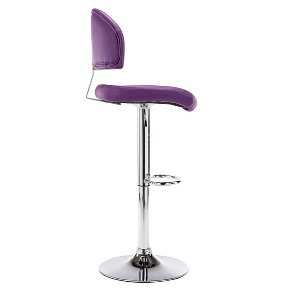 vidaXL Tabouret de bar Violet Similicuir
