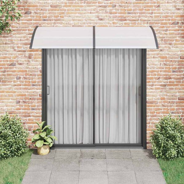 vidaXL Auvent de porte 240 x 100 cm PC