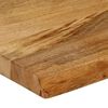 vidaXL Dessus de table &agrave; bord vivant 140x20x2,5cm bois massif manguier