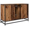vidaXL Cabinet de salle de bain avec porte Bois Ancien 90 x 33 x 60 cm