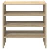 vidaXL Étagères à chaussures 2 pcs empilable chêne sonoma 60x30x30,5cm