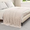 vidaXL Couvertures &agrave; jeter 6 pcs Beige 200 x 150 cm Toison