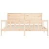 vidaXL Cadre de lit sans matelas 200x200 cm bois massif de pin