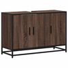 vidaXL Armoire de lavabo de salle de bain ch&ecirc;ne marron 90x33x60 cm