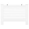 vidaXL Cache-radiateurs 2 pcs Blanc 112x19x81,5 cm MDF