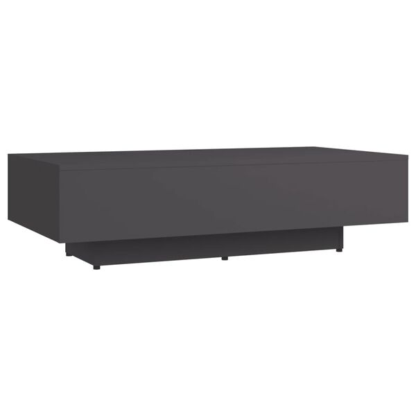 vidaXL Table basse gris 100x49,5x31 cm bois d'ing&eacute;nierie