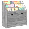 vidaXL Biblioth&egrave;que pour enfants Gris Sonoma 60 x 29,5 x 69 cm