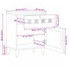 vidaXL Cabinet de chevet Naturel 50 x 33 x 60 cm Bois de mangue massif