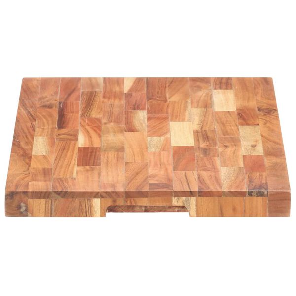 vidaXL Planche à découper 50x35x4 cm Bois d'acacia massif